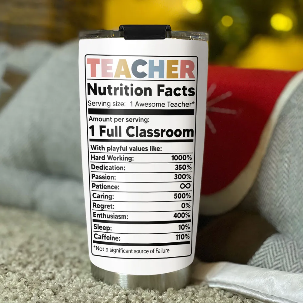 Insulated Travel Tumbler with Big Heart Design – "It Takes A Big Heart To Shape Little Minds" Teacher Gift - Image 3
