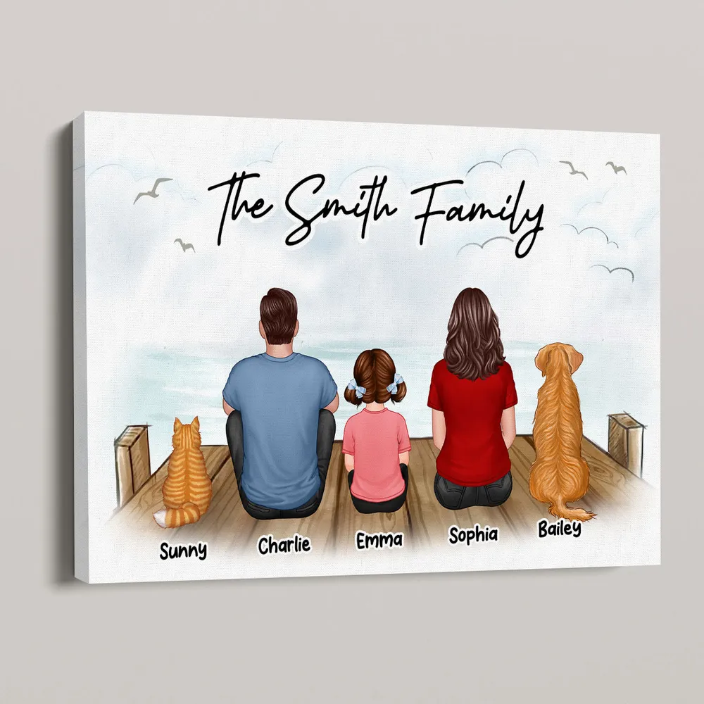 Warm Family Story, Personalized Canvas, Perfect Gift for Loved Ones - Image 4