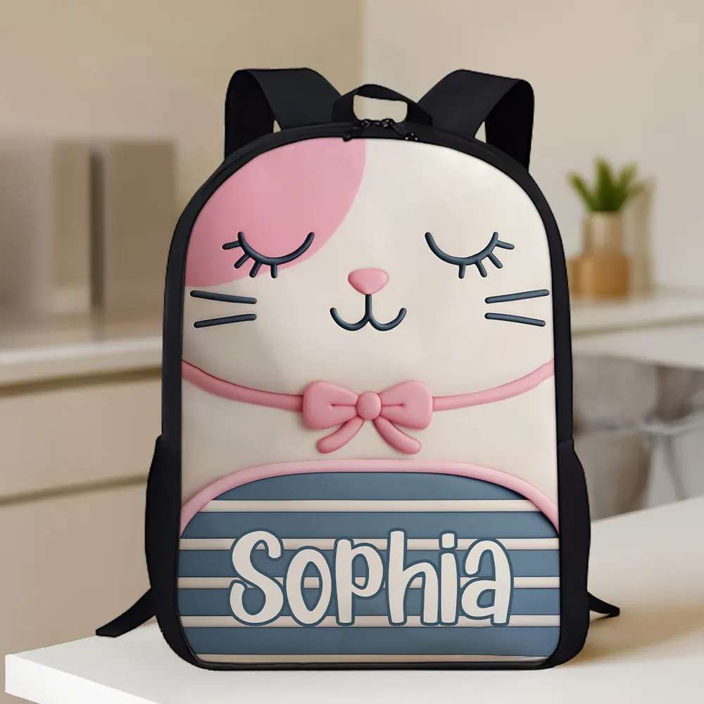 Customized Kids School Backpack with Name & Unique Design – Creative Back-to-School Gift for Son or Grandkid - Image 6