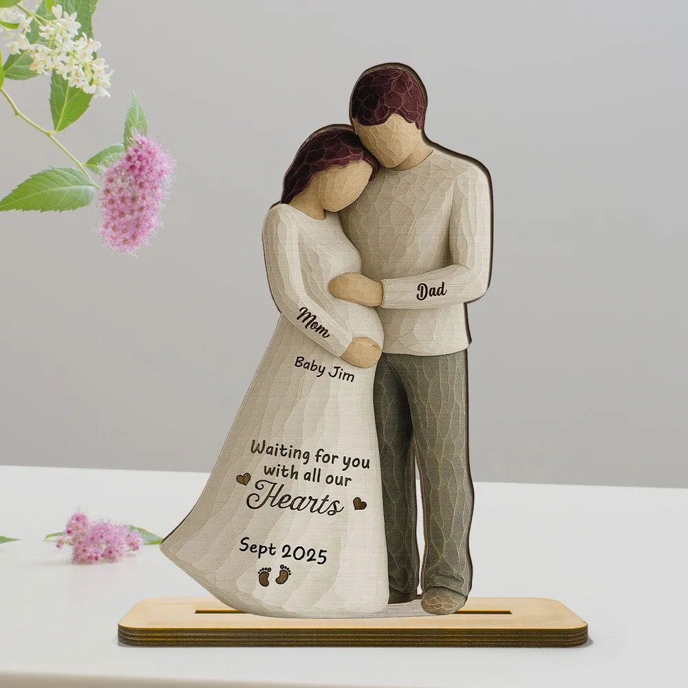 Custom Wooden Plaque - Pregnancy Keepsake - Image 4