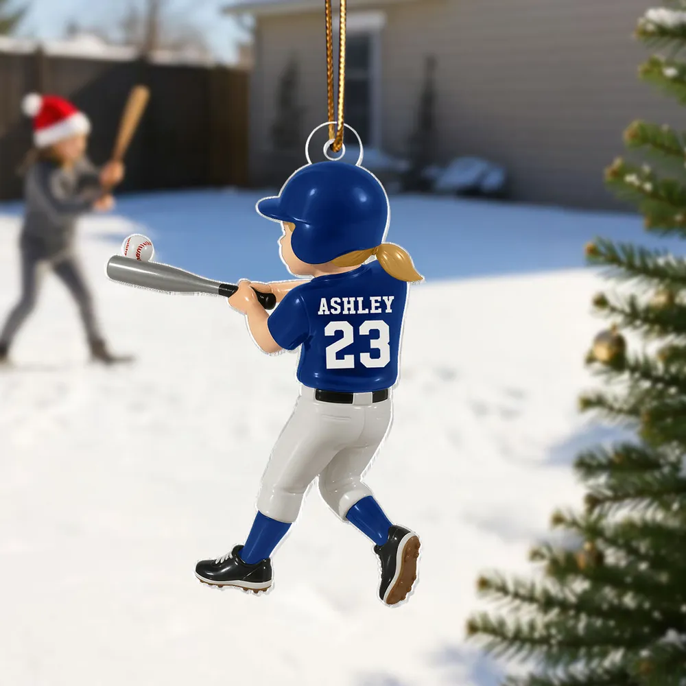 Baseball Acrylic Ornament Sports Design High Clarity Beautiful and Textured Gift - Image 5