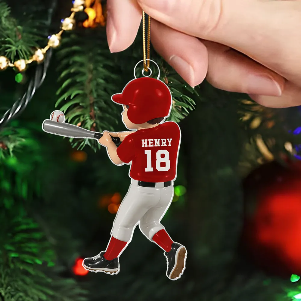 Baseball Acrylic Ornament Sports Design High Clarity Beautiful and Textured Gift - Image 6