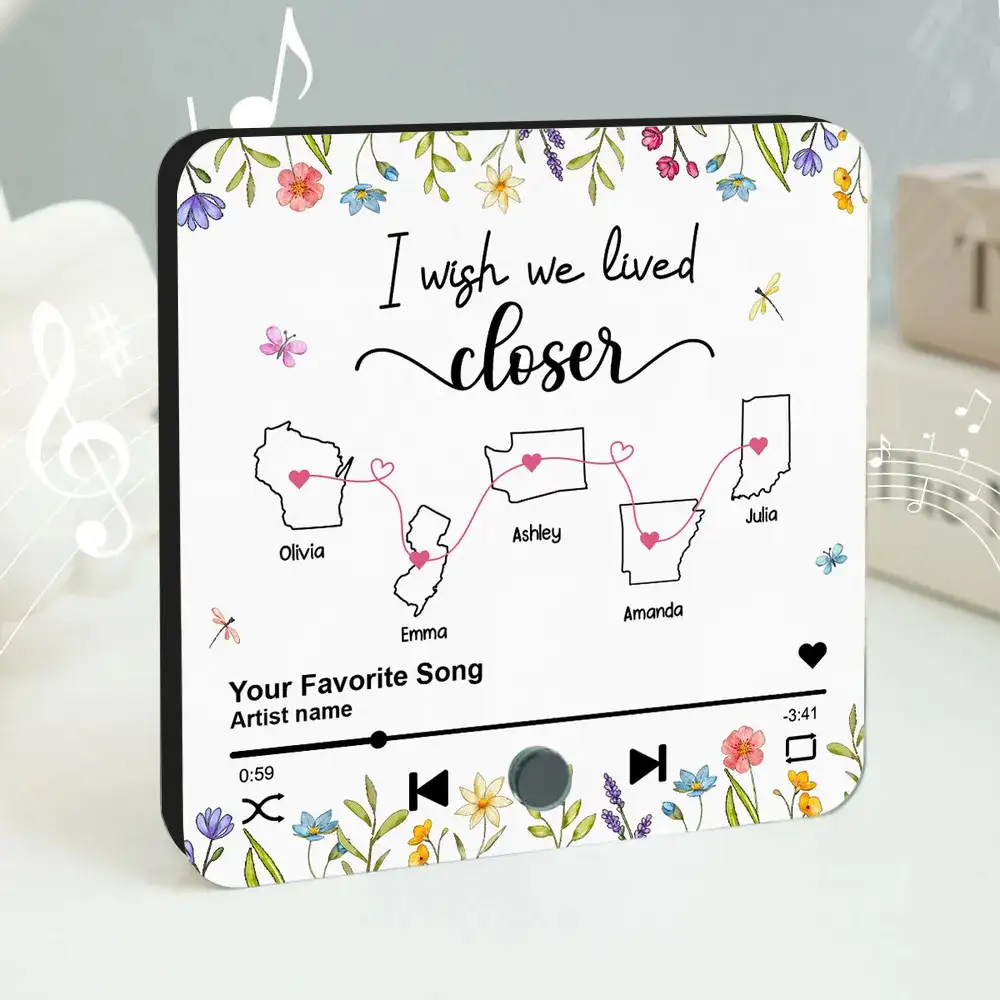 Creative Acrylic Music Magnet for Friends, Siblings, and Family, Thoughtful Keepsake Gift - Image 4