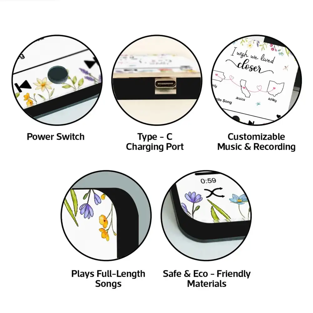 Creative Acrylic Music Magnet for Friends, Siblings, and Family, Thoughtful Keepsake Gift - Image 5