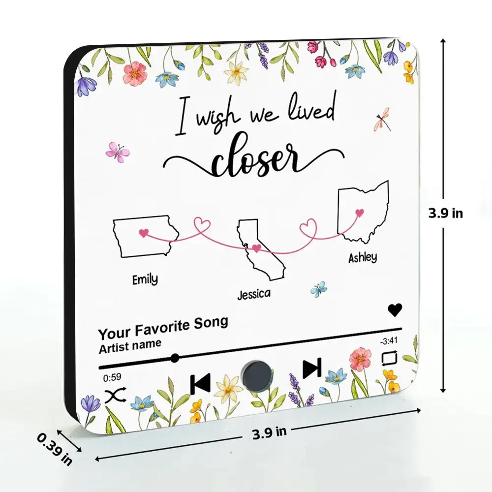 Creative Acrylic Music Magnet for Friends, Siblings, and Family, Thoughtful Keepsake Gift - Image 8