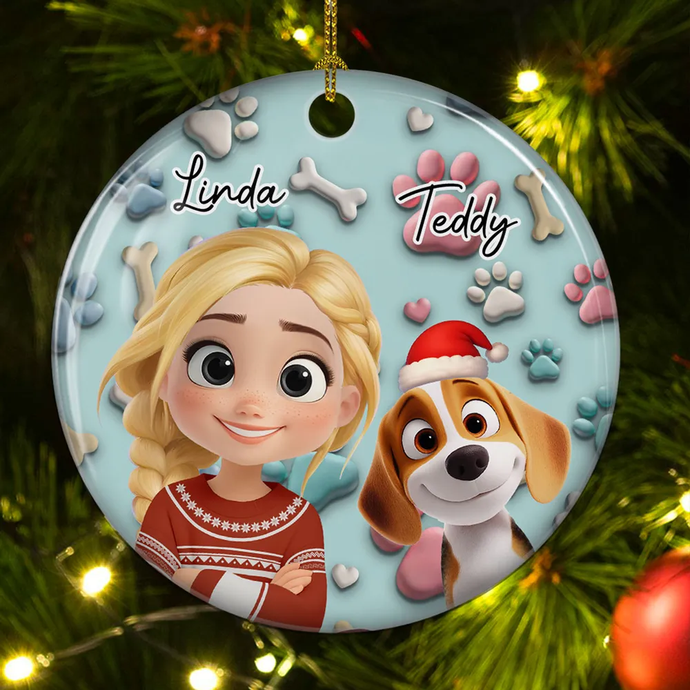 Crystal Ornament with Dog Cartoon Design, High Clarity, Fun and Unique Gift for Pet Lovers - Image 5