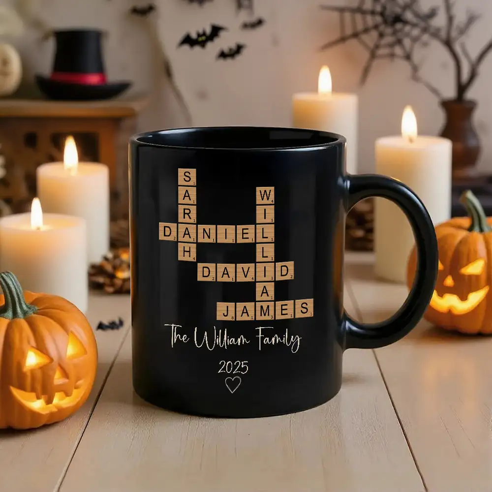 Personalized Crossword Full Color Mug | Unique Home Décor and Thoughtful Gift-Ready Idea - Image 3