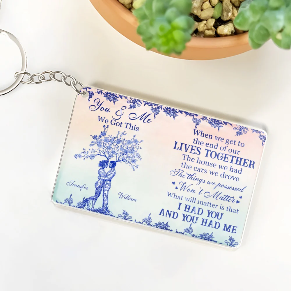 Romantic Couple Quote Ceramic Mug, Tree Hug Design, Heartwarming Gift for Lovers - Image 3