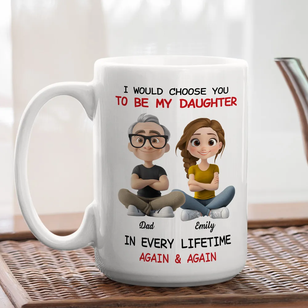 Father-Daughter Personalized Mug - Heartwarming Gift - Image 5