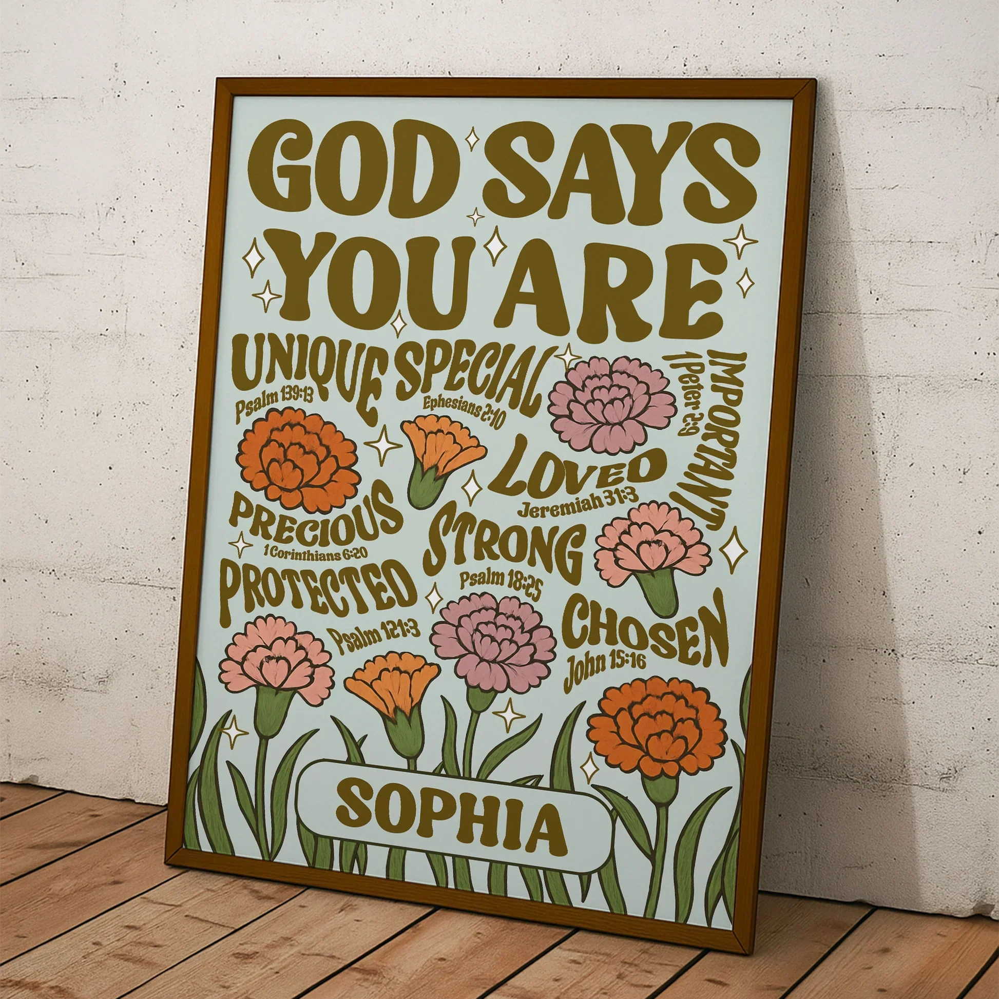 God’s Love Inspirational Poster | Faith & Strength Wall Art | Perfect Gift for Encouragement & Home Décor - Image 6