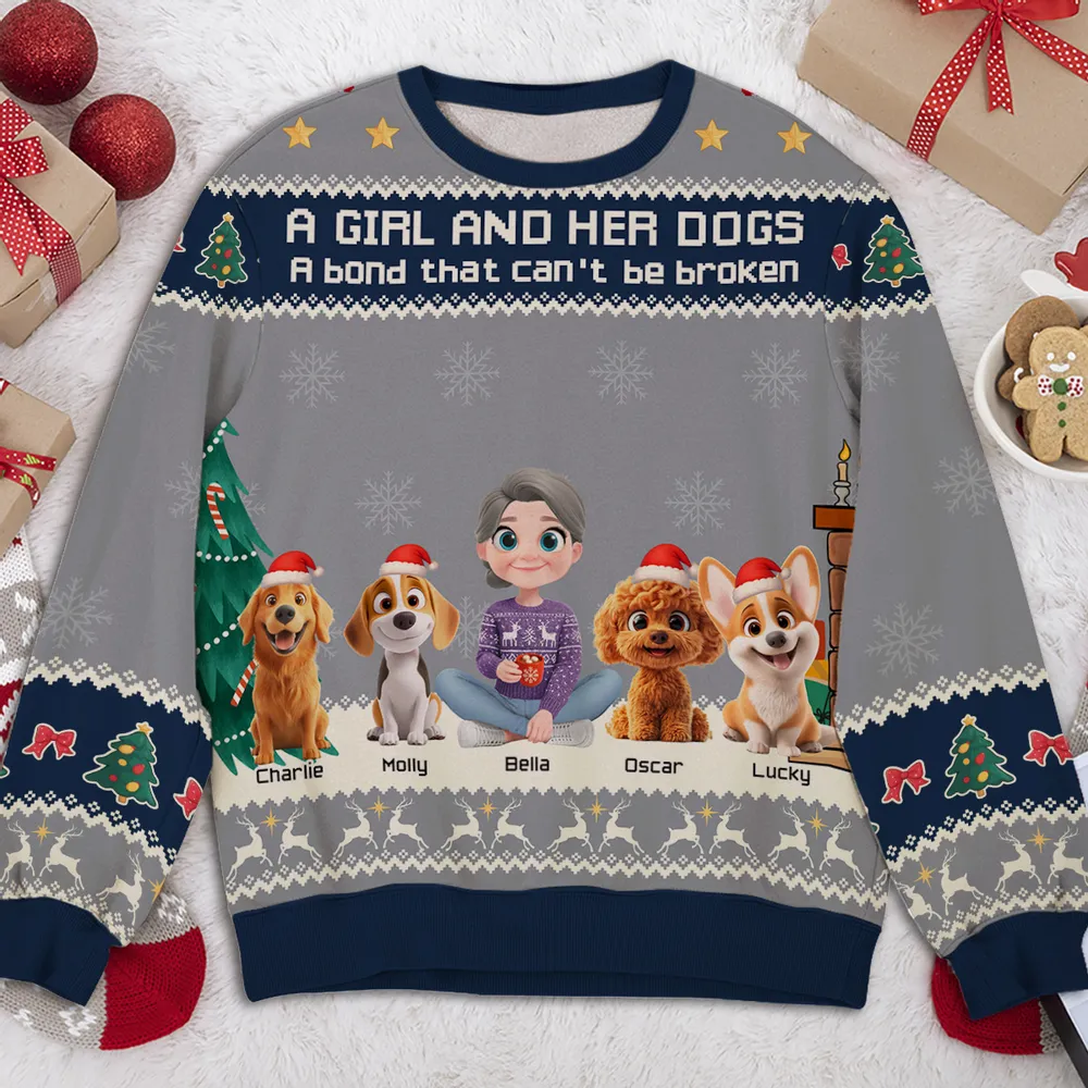 Custom Christmas Sweatshirt for Dog Lovers - Image 5
