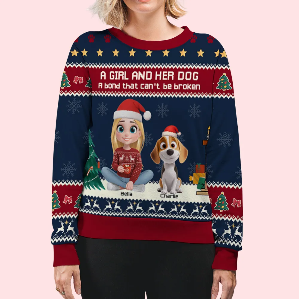 Custom Christmas Sweatshirt for Dog Lovers - Image 6