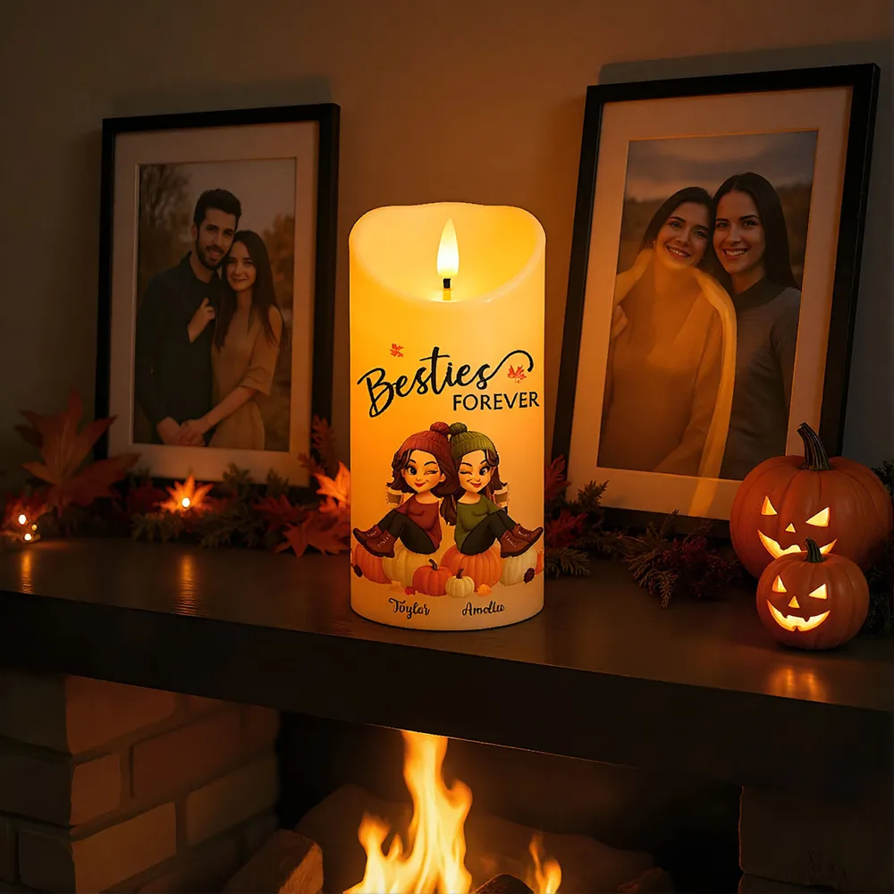 Custom Flameless LED Candle with Personalized Design - Image 10
