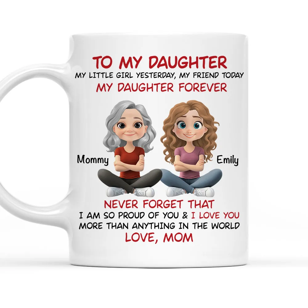 "To My Daughter" Personalized Mug – Heartfelt Gift for Your Daughter - Image 2