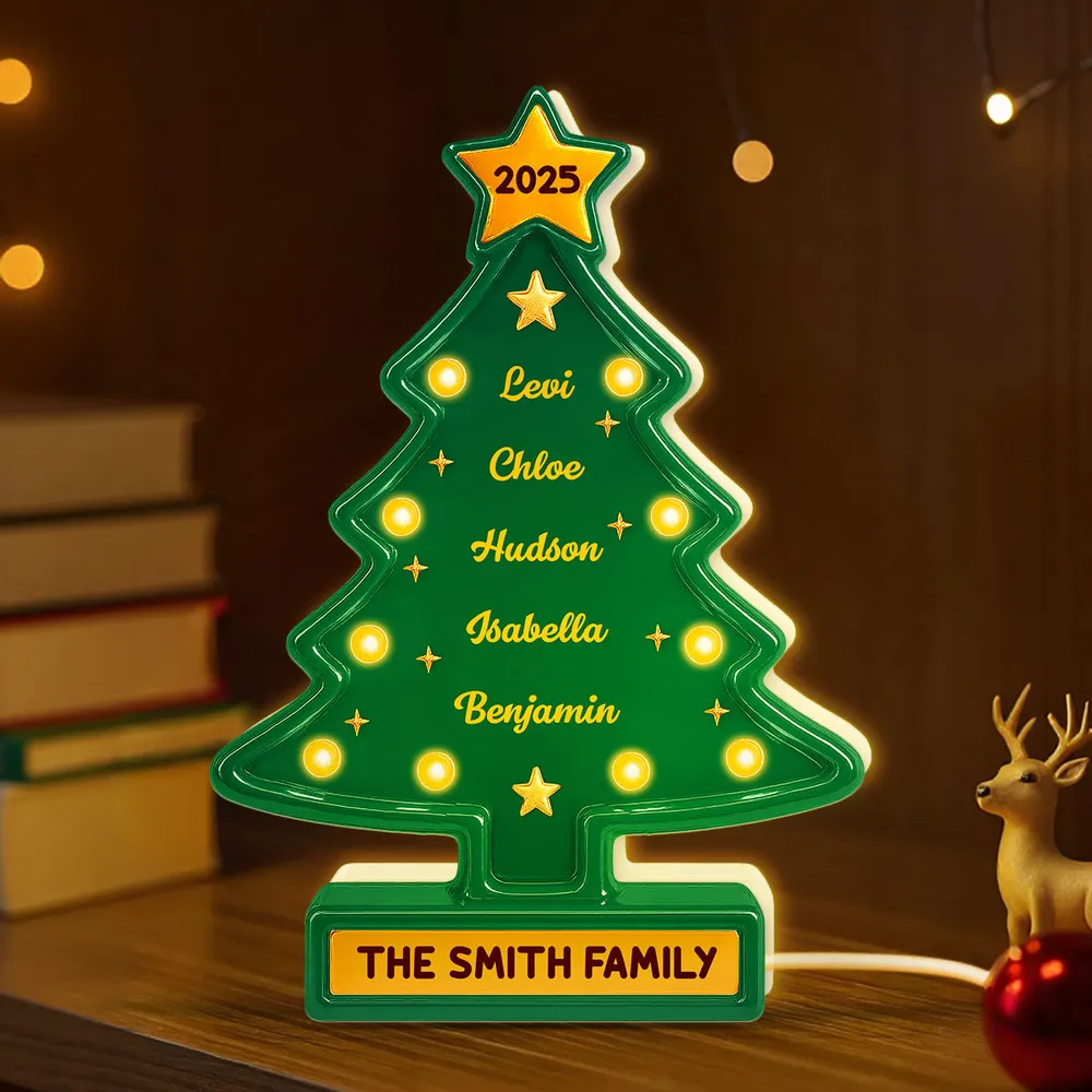 Acrylic Light Box Christmas Tree — warm glowing tabletop décor for family gatherings, customizable look, holiday-ready, perfect gift for home and friends - Image 5
