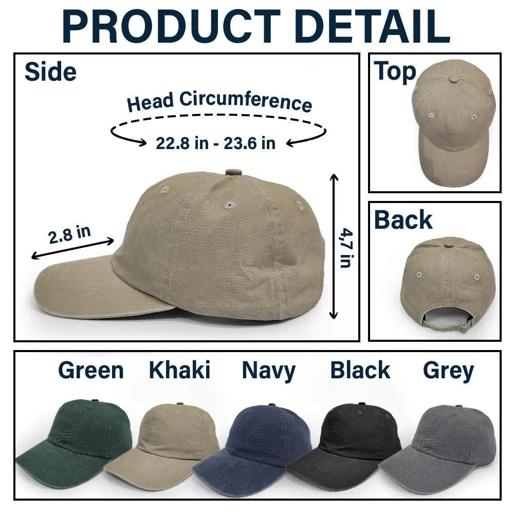 Custom Denim Baseball Cap for Outdoor Fans - Image 4