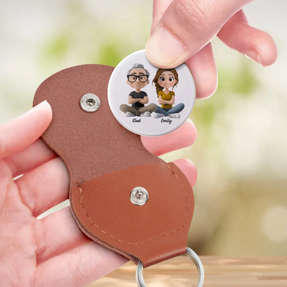 Father-to-Daughter Keychain with Sentimental Quote 'To Be My Daughter' - Image 5