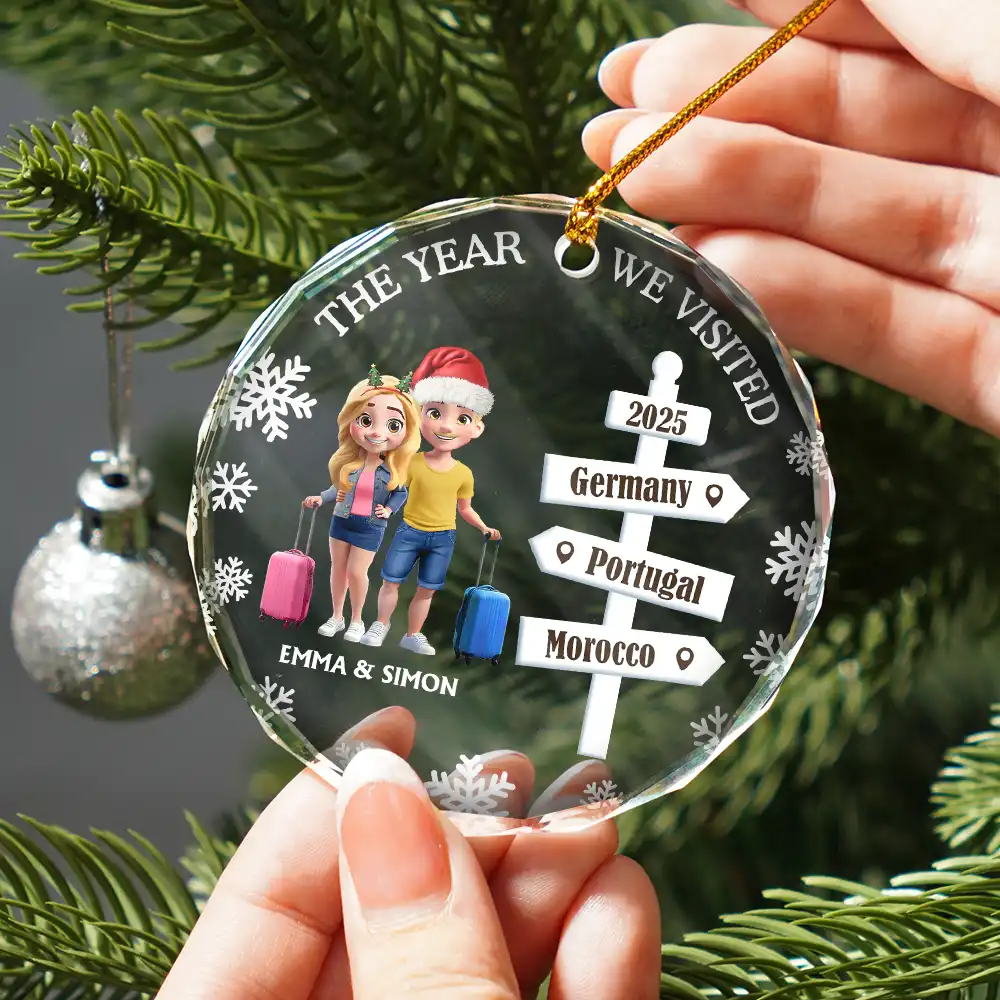 Crystal Ornament Travel Memory Keepsake – A Personalized Gift to Celebrate Your Journeys - Image 2