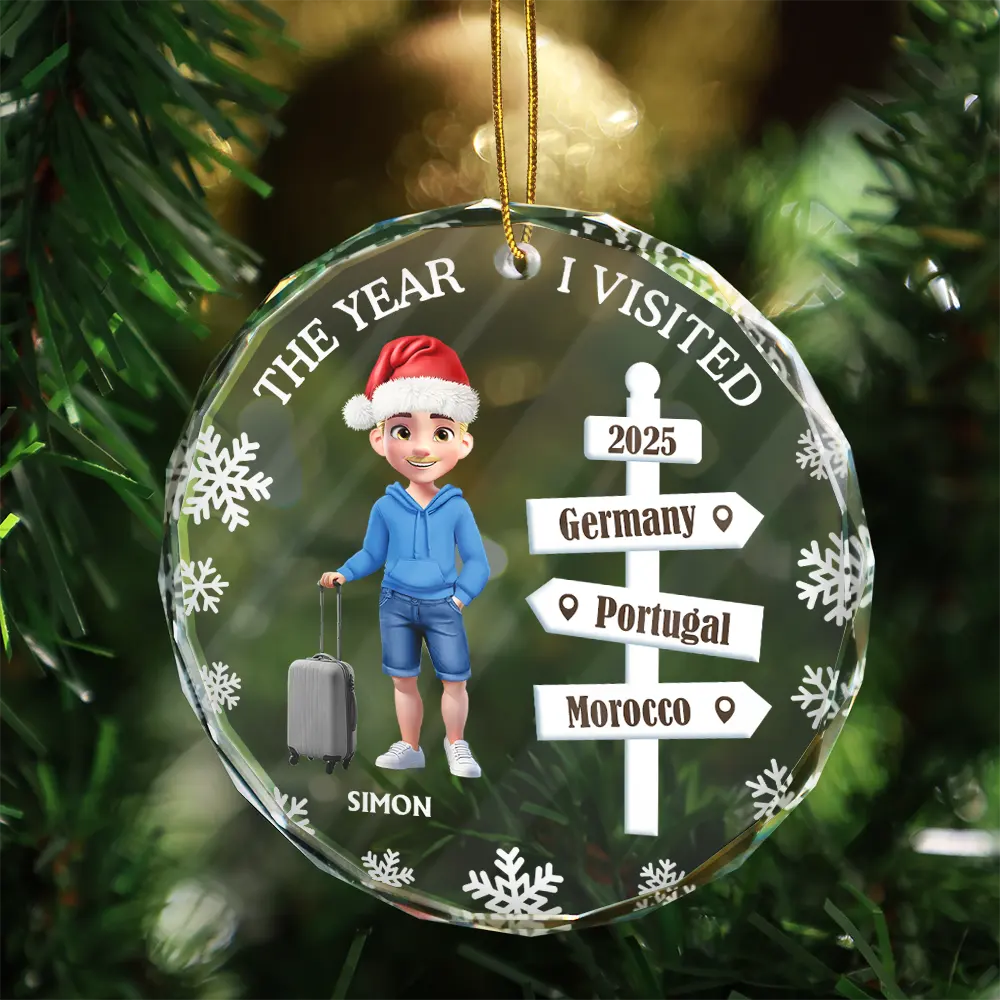 Crystal Ornament Travel Memory Keepsake – A Personalized Gift to Celebrate Your Journeys - Image 3