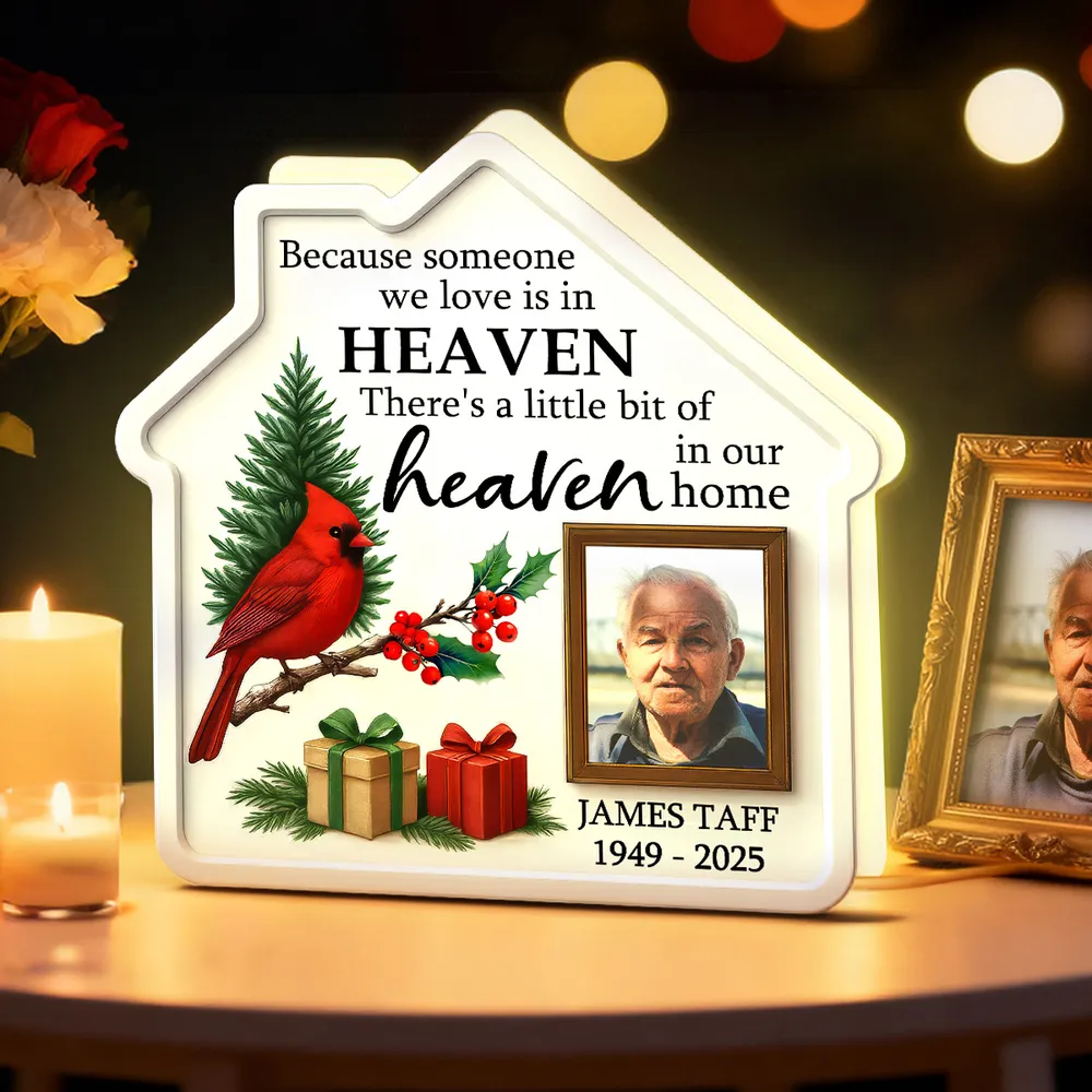 Memorial Acrylic Light Box for Loved One — A Heartfelt Tribute That Brings Heaven Closer Home - Image 3