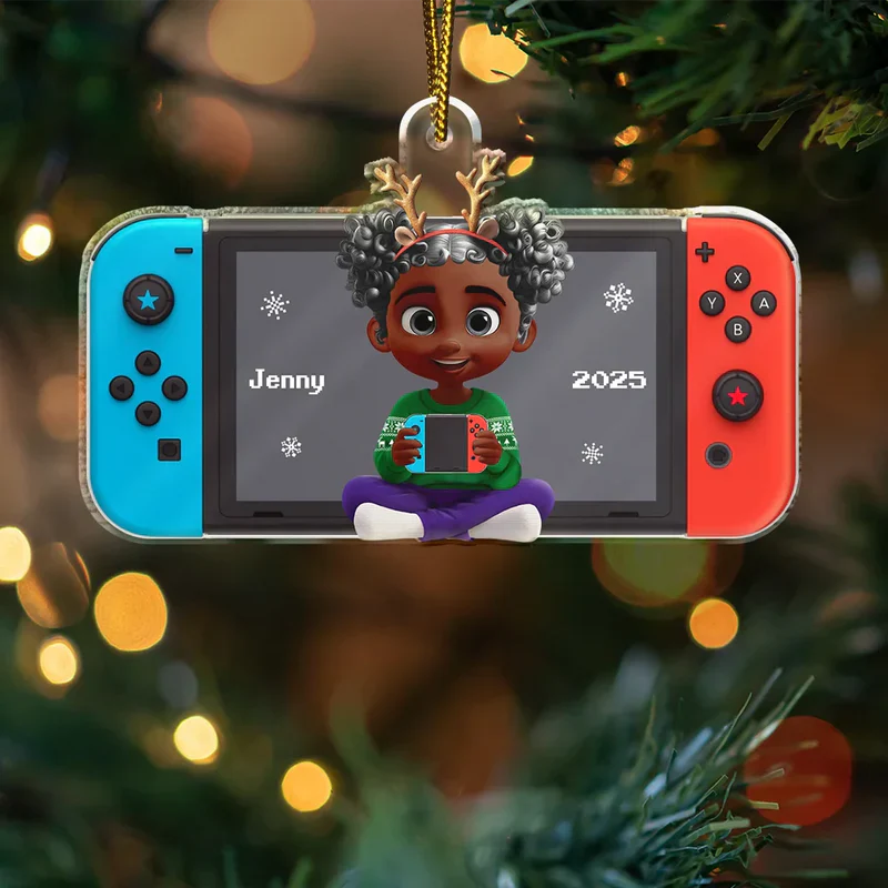 Gaming Themed Acrylic Ornament with Cute Character Design – Perfect Gift for Game Lovers - Image 5