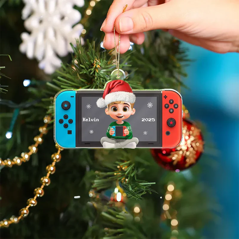 Gaming Themed Acrylic Ornament with Cute Character Design – Perfect Gift for Game Lovers - Image 6
