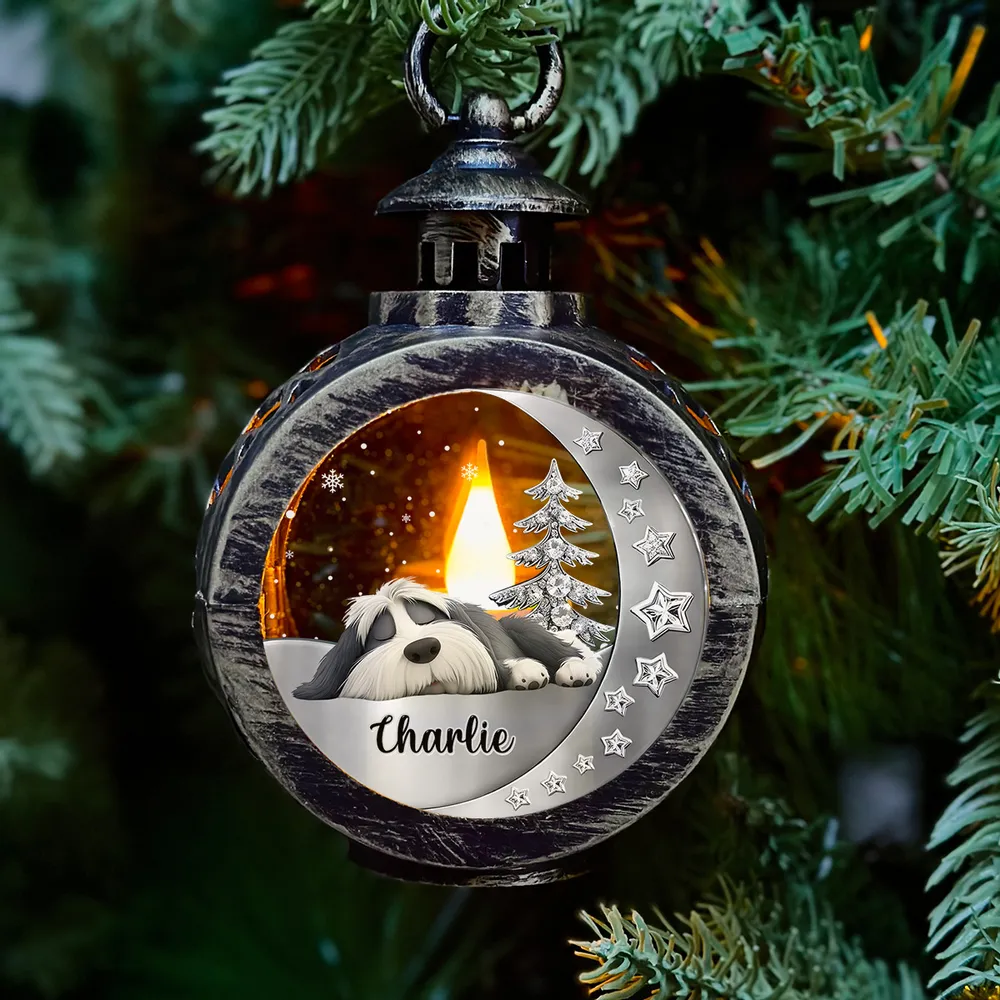 Pet Memorial Lantern Ornament with glowing moon design, warm remembrance gift for pet lovers - Image 3