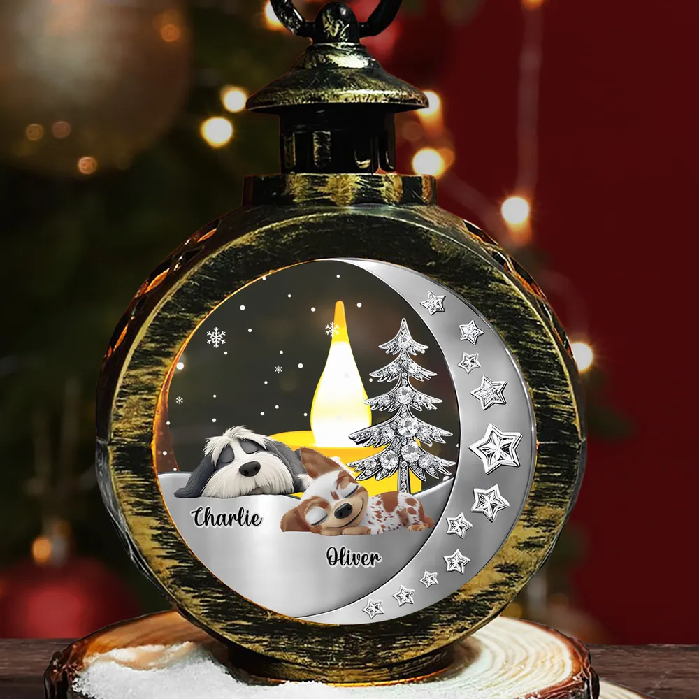 Pet Memorial Lantern Ornament with glowing moon design, warm remembrance gift for pet lovers - Image 6