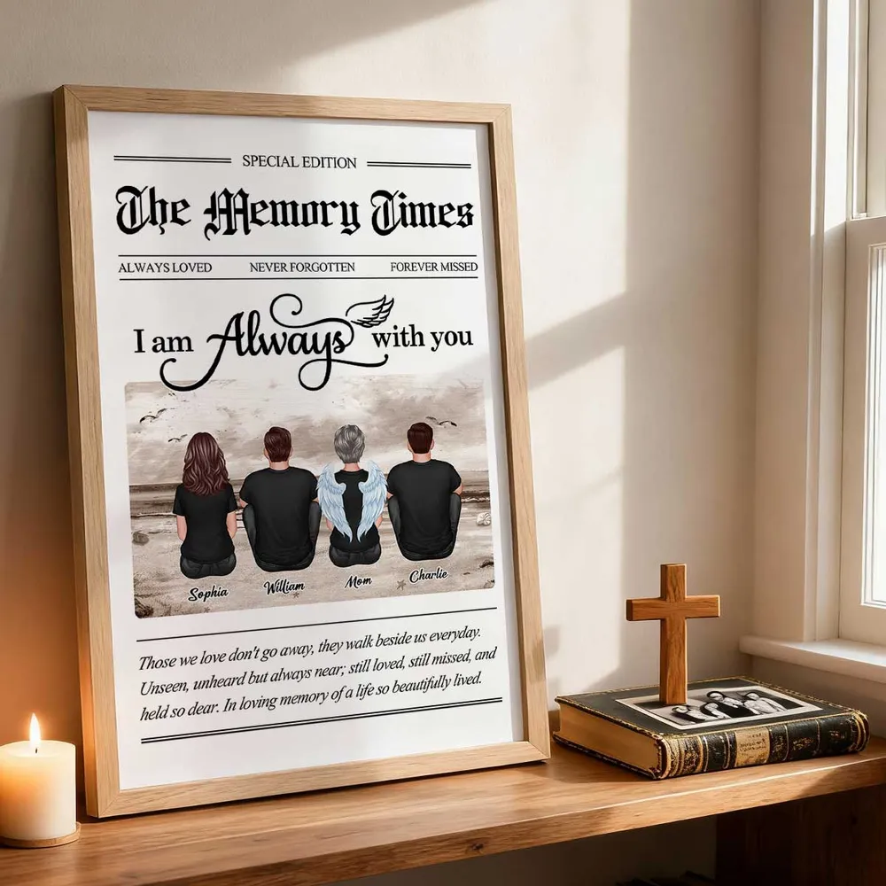 I Am Always With You Poster – A Memorial Gift to Honor Loved Ones Forever in Our Hearts - Image 6