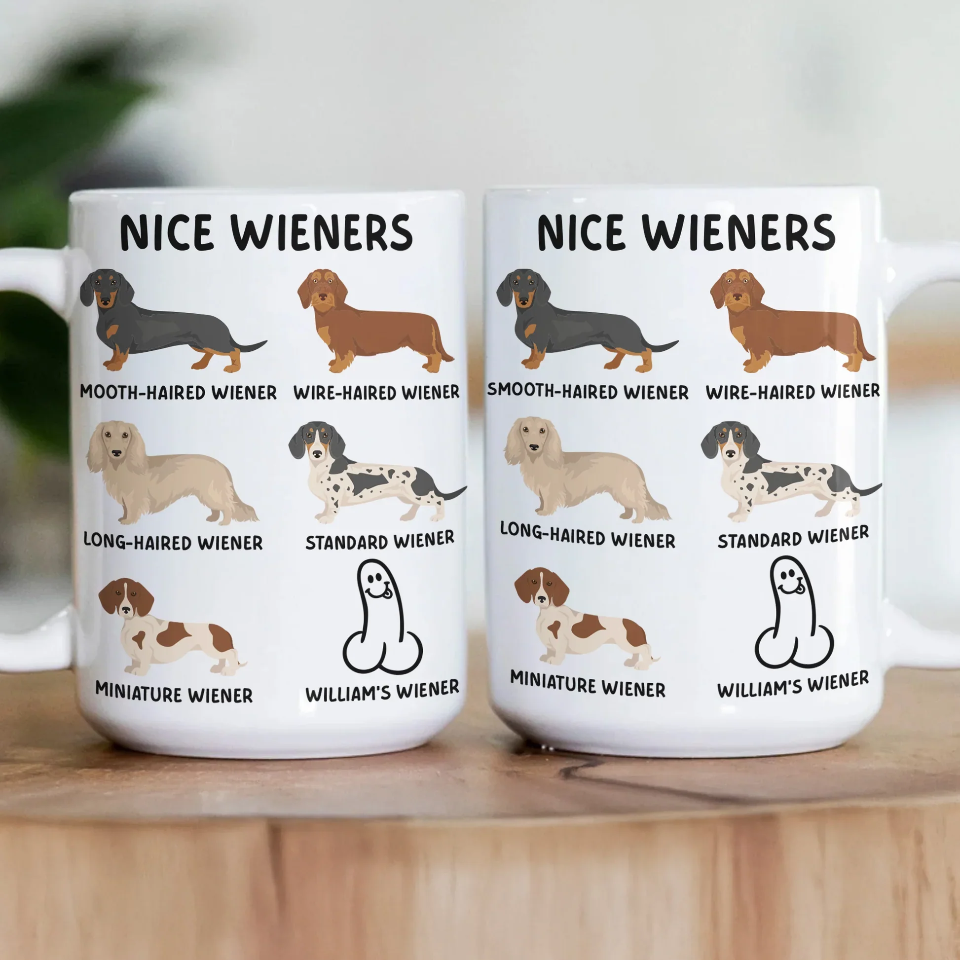 Personalized White Ceramic Mug with Funny Cactus Nice Pricks Design, Unique Gift for Husband or Boyfriend, Fun Naughty Coffee Gift - Image 12