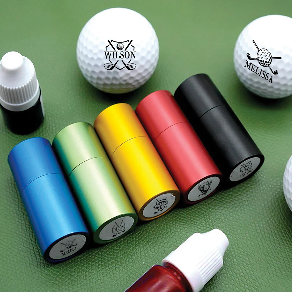 Personalized Plastic Golf Ball Stamp with Gift Box, Reusable Marker Golf Accessory, Unique Gift for Dad or Golf Lovers - Image 5