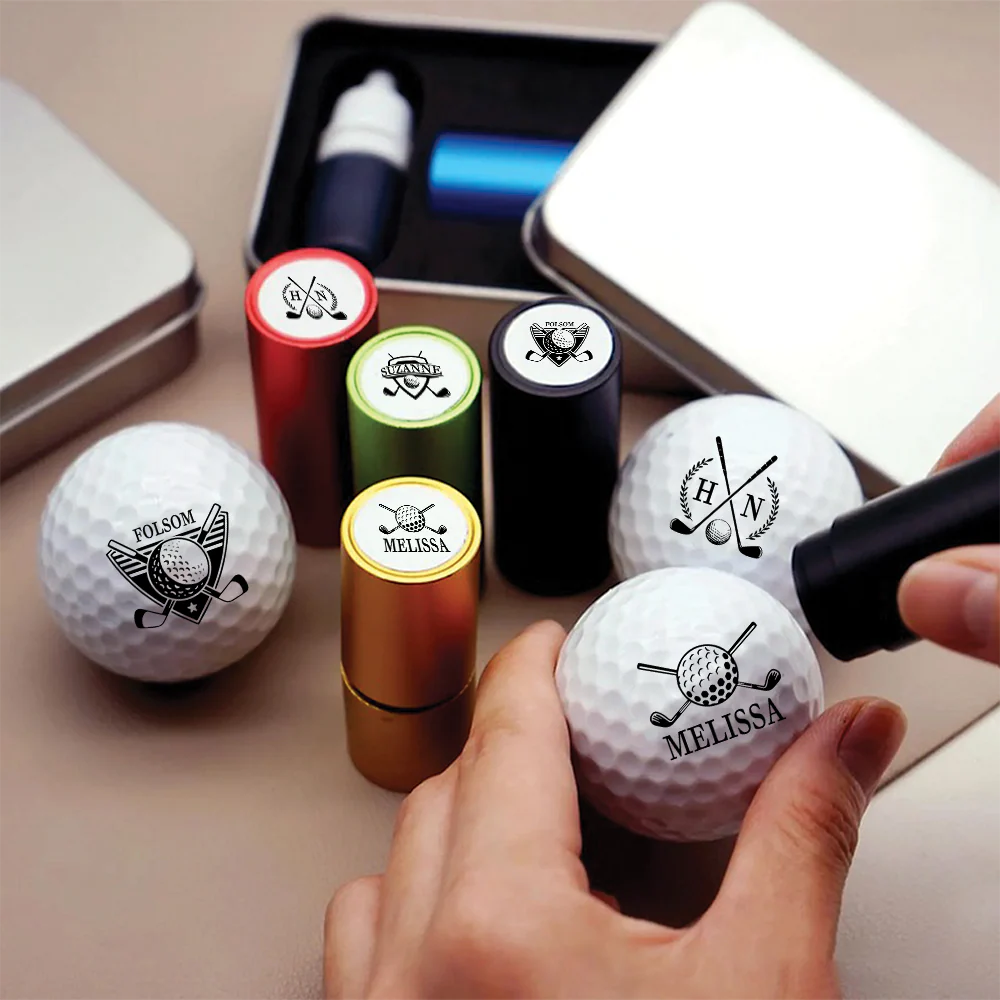 Personalized Plastic Golf Ball Stamp with Gift Box, Reusable Marker Golf Accessory, Unique Gift for Dad or Golf Lovers - Image 6