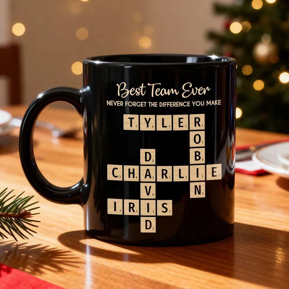 Best Team Ever Personalized Full Color Mug – Custom Team Name Layout for Work Crew – Meaningful Thank You Gift for Bosses and Colleagues - Image 3