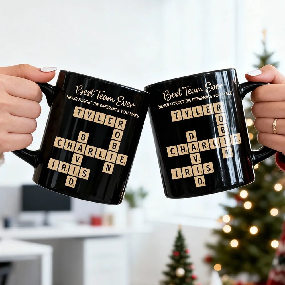 Best Team Ever Personalized Full Color Mug – Custom Team Name Layout for Work Crew – Meaningful Thank You Gift for Bosses and Colleagues - Image 8
