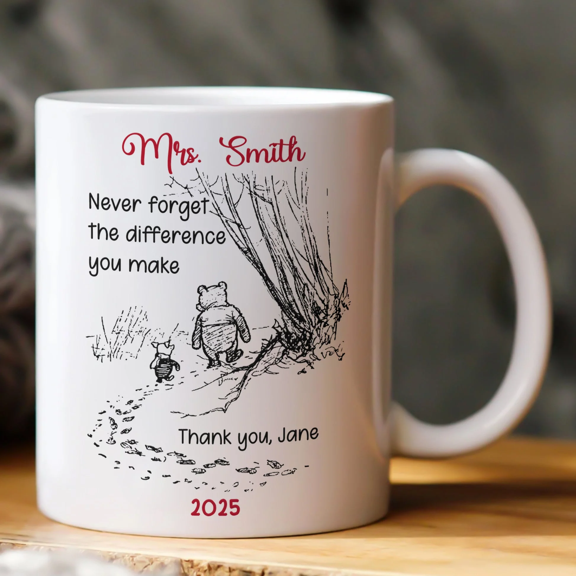 Custom Acrylic Plaque Keepsake, Heartfelt Never Forget the Difference You Make Message, Meaningful Appreciation Gift - Image 5