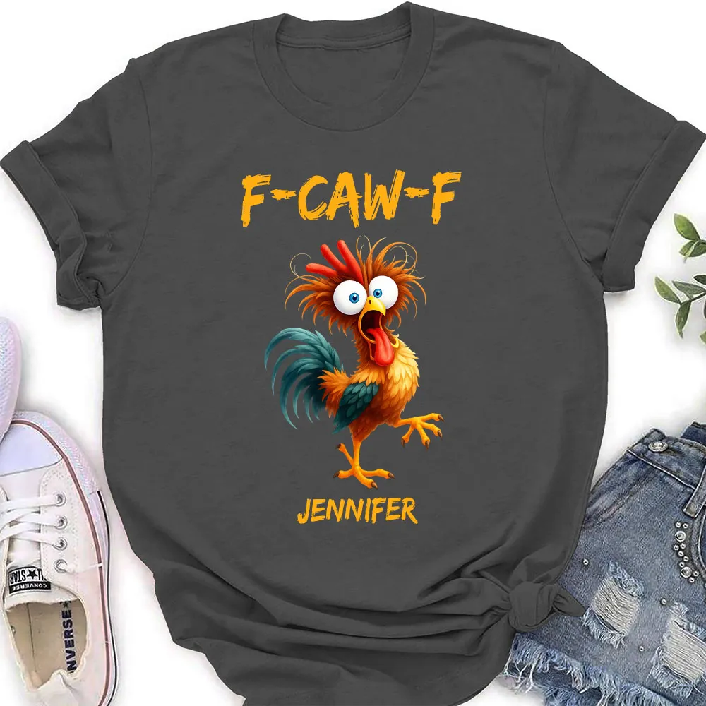 Custom F-CAW-F Chicken Classic Tee – Hilarious Personalized Shirt for Parties, Travel and Everyday Wear, Unique Gag Gift - Image 4