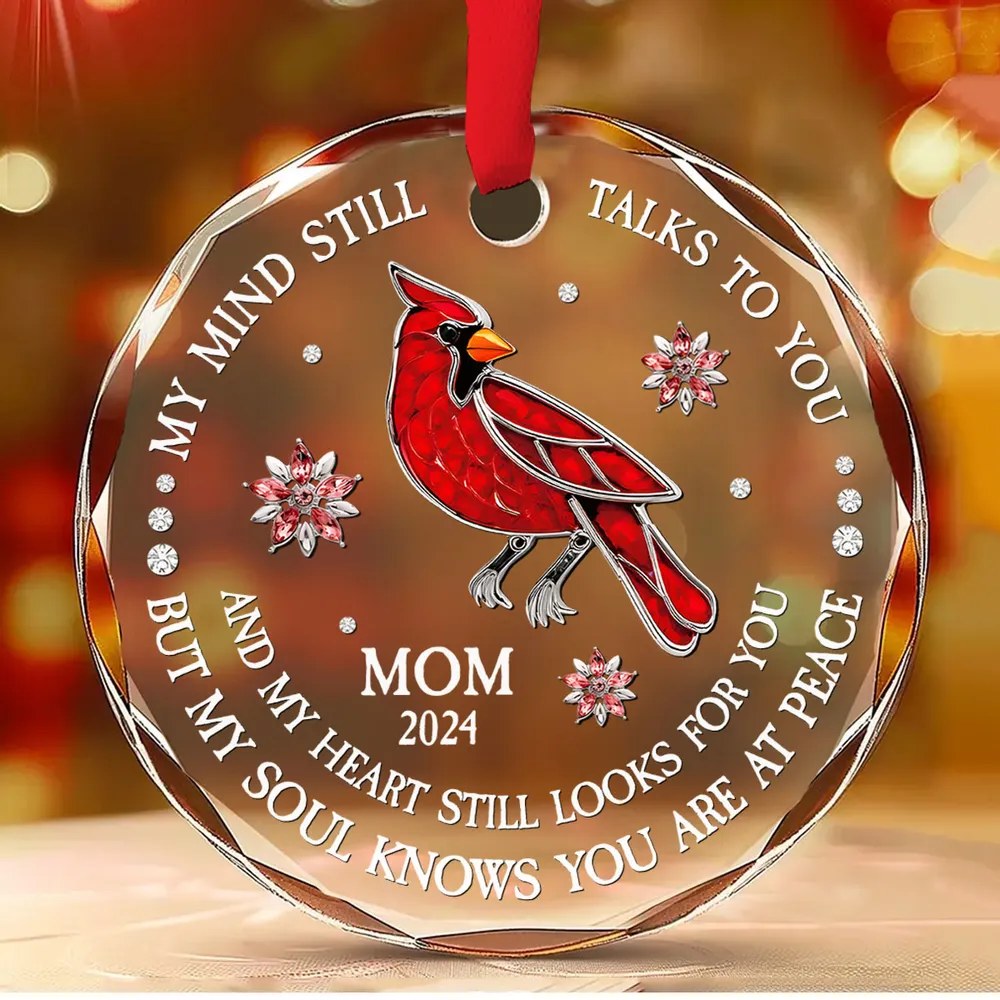 Personalized Crystal Ornament Memorial Butterfly Design for Christmas Tree Decor, Unique Sympathy Gift for Family - Image 4