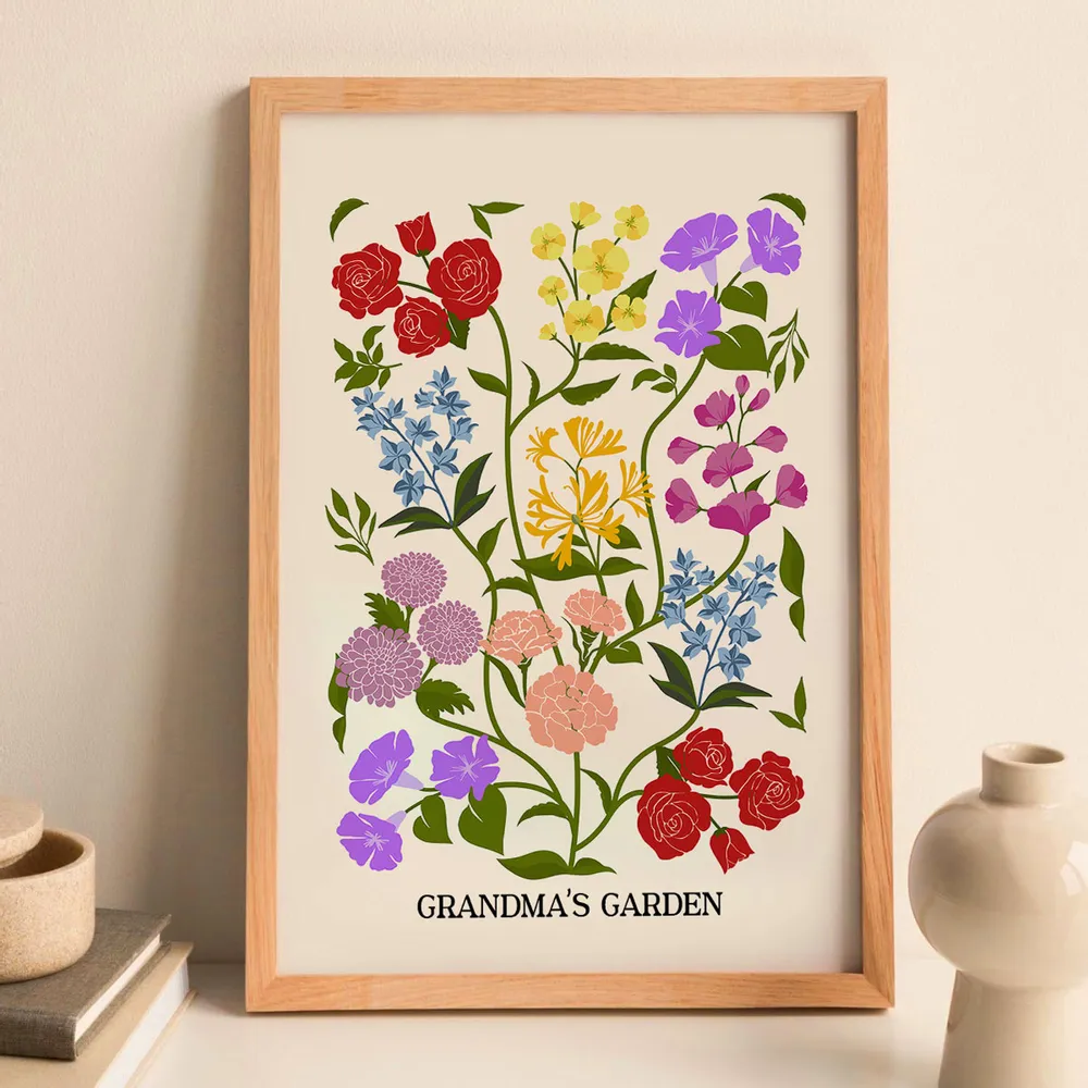 Personalized Birth Flower Bouquet Poster Minimalist Floral Wall Decor Unique Gift for Sisters, Sweet Quote Keepsake - Image 11