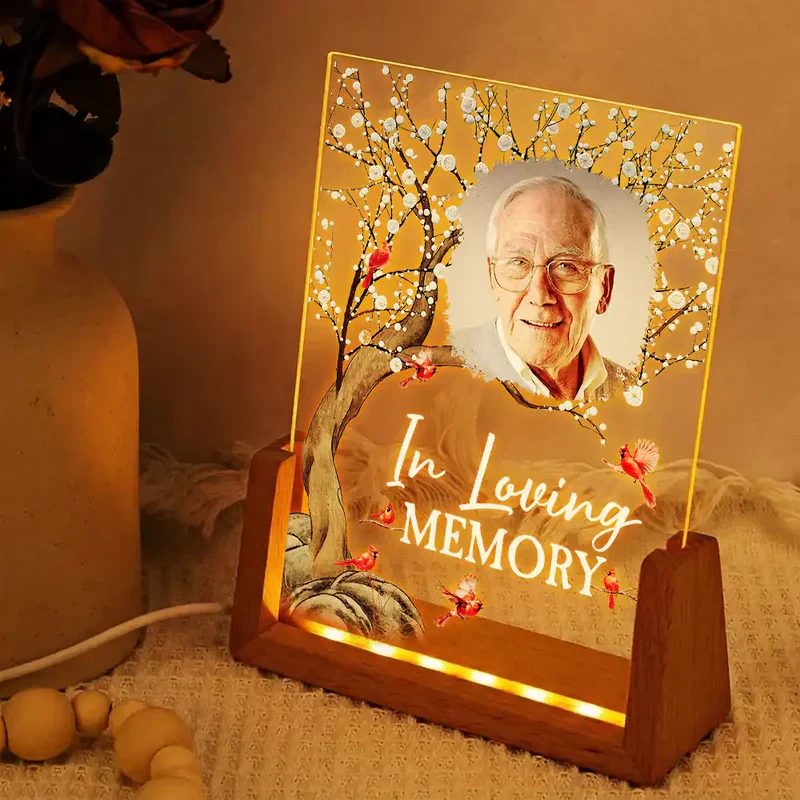 Personalized LED Light Frame With Photo And 'I'm Always With You' Soft Glow Night Gift For Loved One - Image 2