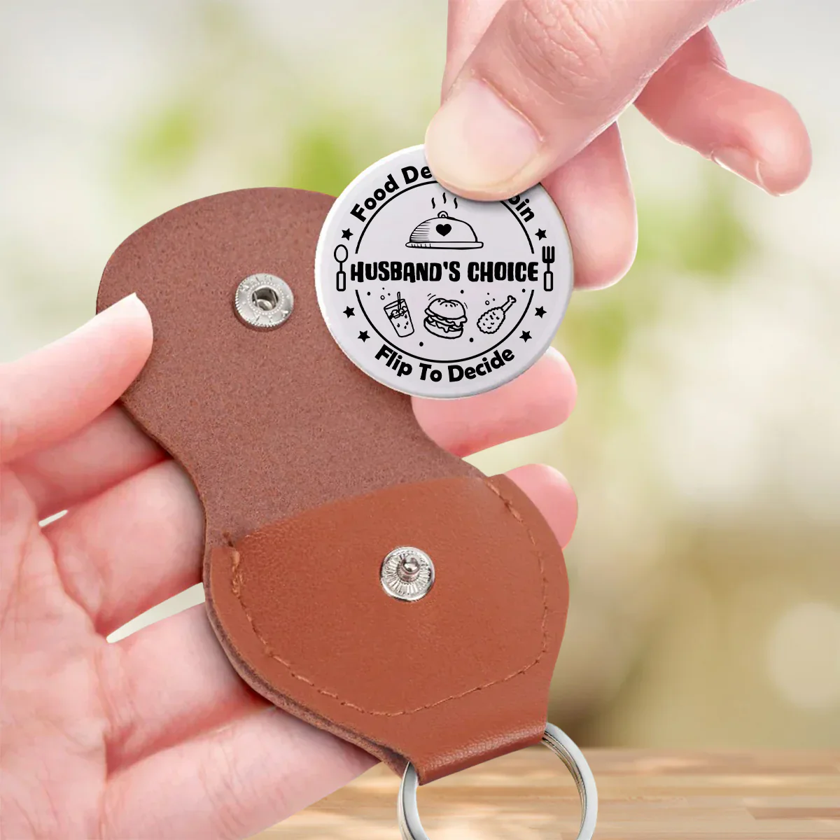 Pocket Hug Flip To Decide Food Coin A Personalized Keepsake For Date Nights A Fun Unique Gift For Him Or Her - Image 3