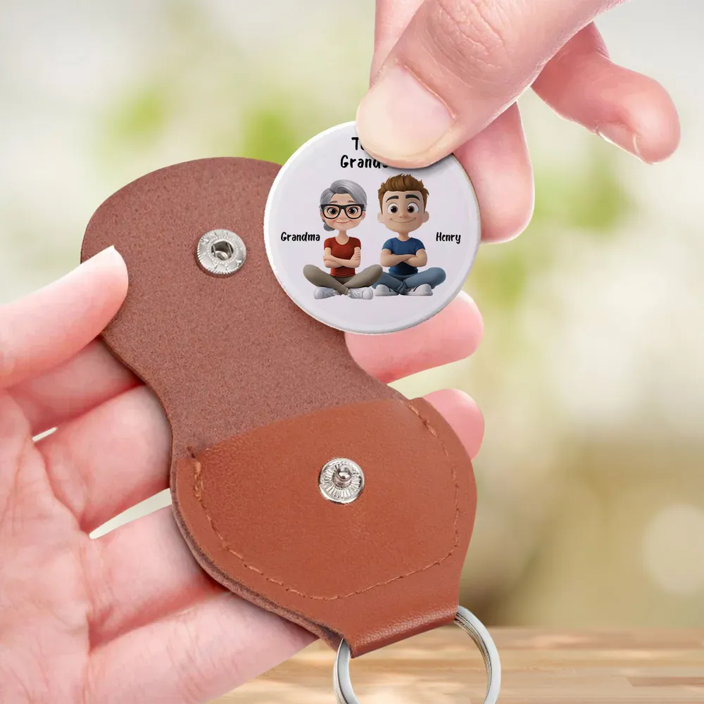 Pocket Hug for Grandson Granddaughter, Love You Always Message, Personalized Keepsake Gift From Grandma Grandpa for Everyday Comfort - Image 5