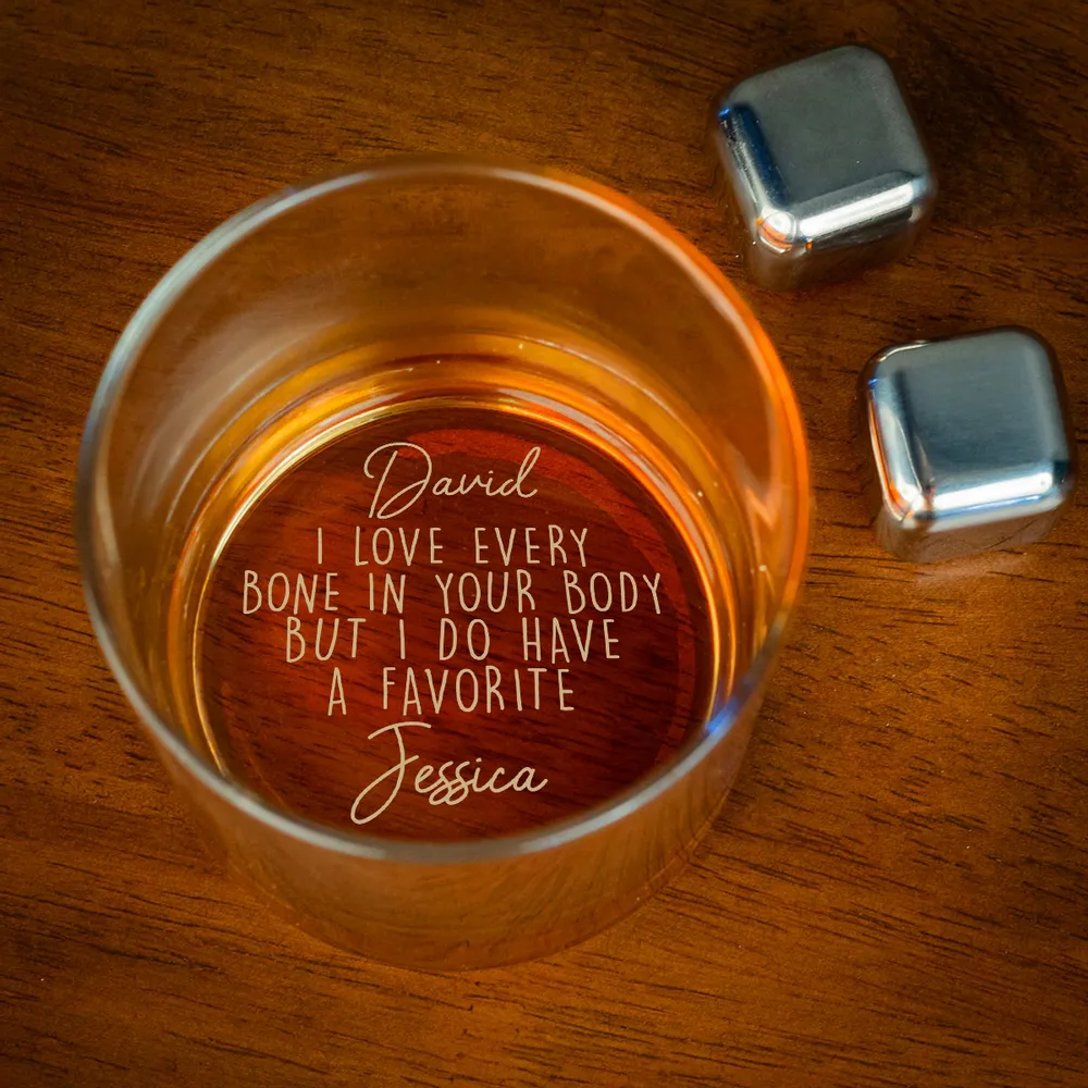 Personalized Engraved Whiskey Glass with Funny Love Quote - Unique Gift for Couple, Husband or Wife - Image 3