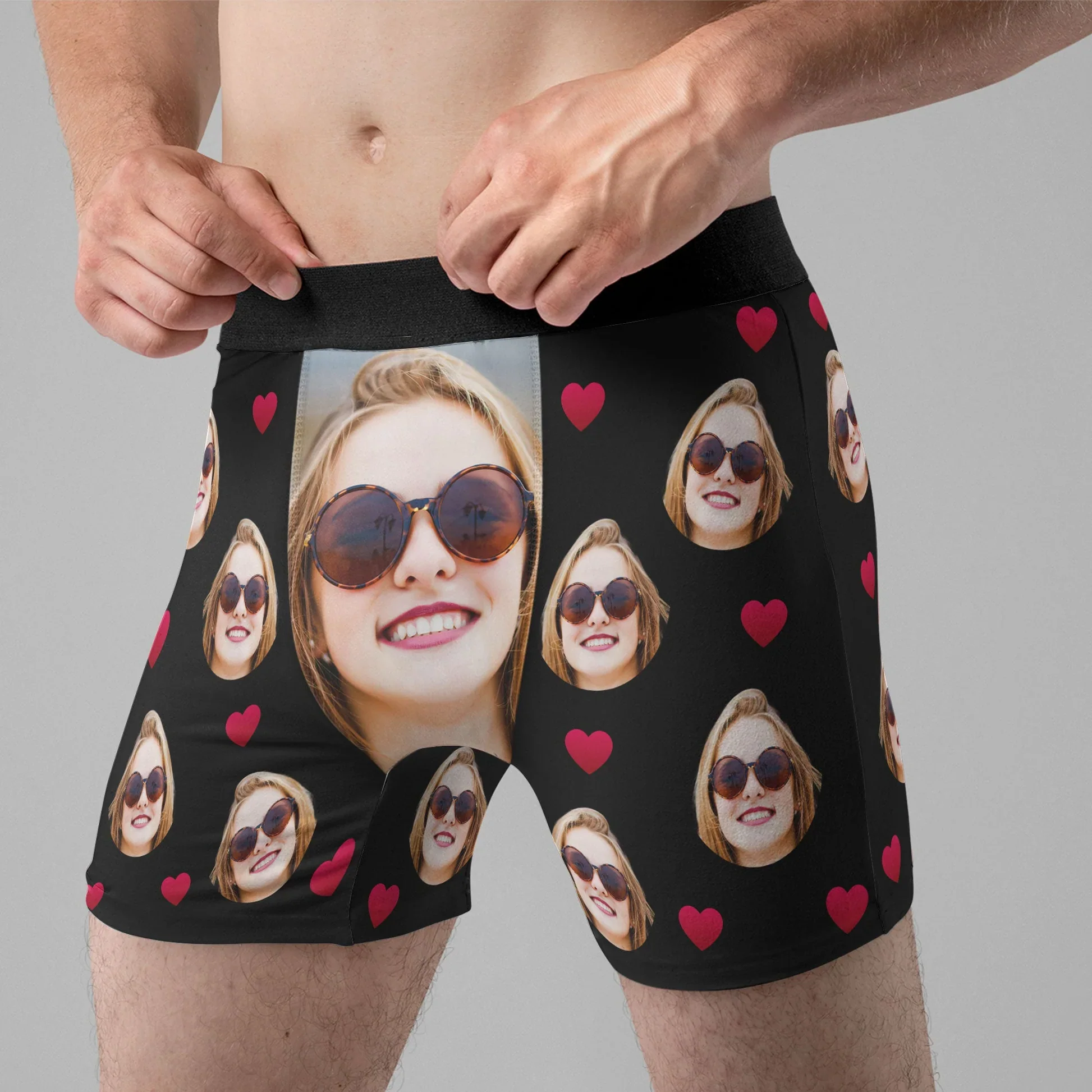I Sucked It So It's Mine Personalized Men's Boxer Briefs, Romantic Funny Gift For Boyfriend Or Husband - Image 6