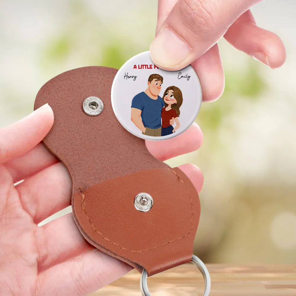 Personalized Pocket Hug Token for Couples, Cute Cartoon Hugging Couple Love Quote, Unique Romantic Gift Keepsake - Image 3
