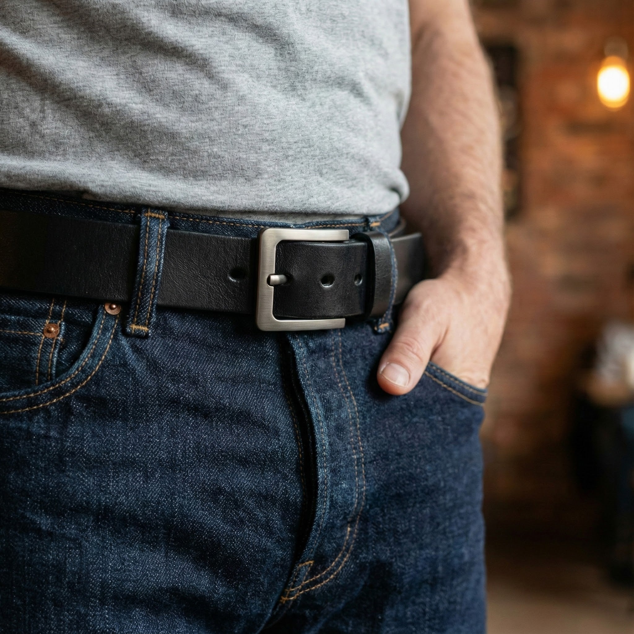 Funny Personalized Leather Belt for Daily Wear, Cheeky Love Quote Design, Creative Gift Choice for Partner - Image 4