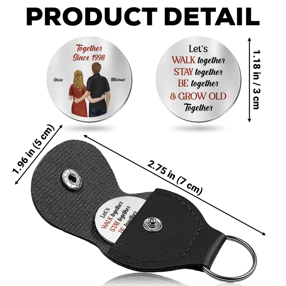 Personalized Pocket Hug Token for Couples, Together Theme, Sweet Everyday Keepsake, Unique Romantic Gift - Image 4