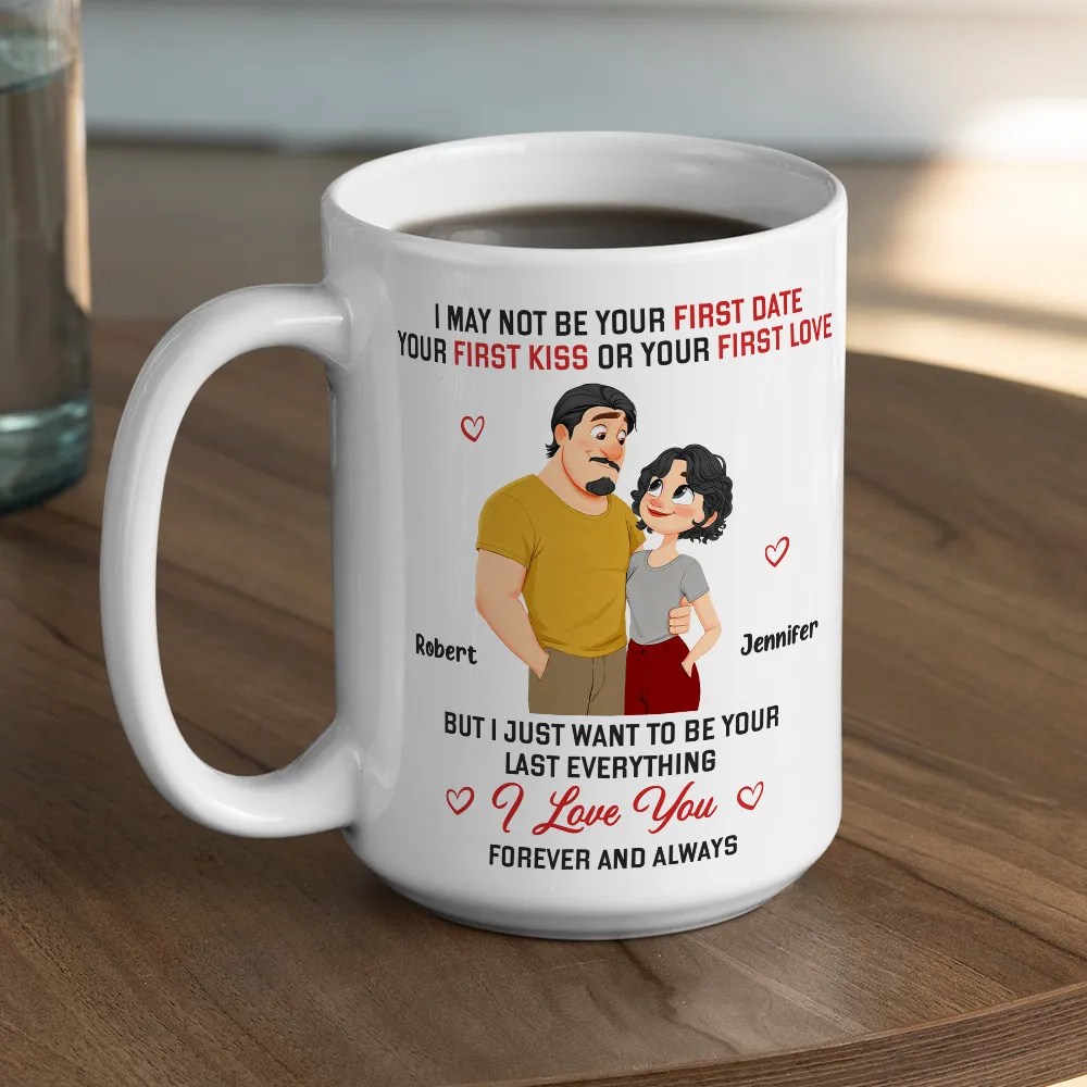 Personalized Ceramic Mug with Cute Cartoon Couple and I Love You Quote - Unique Romantic Gift for Him or Her - Image 6