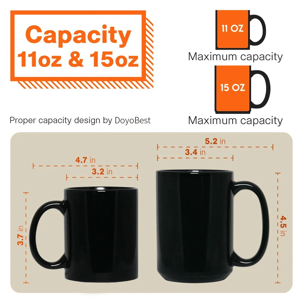 Personalized Full Color Mug Legend Husband Daddy Grandpa Quote, Bold Black Coffee Time Gift for Dad or Grandpa - Image 6