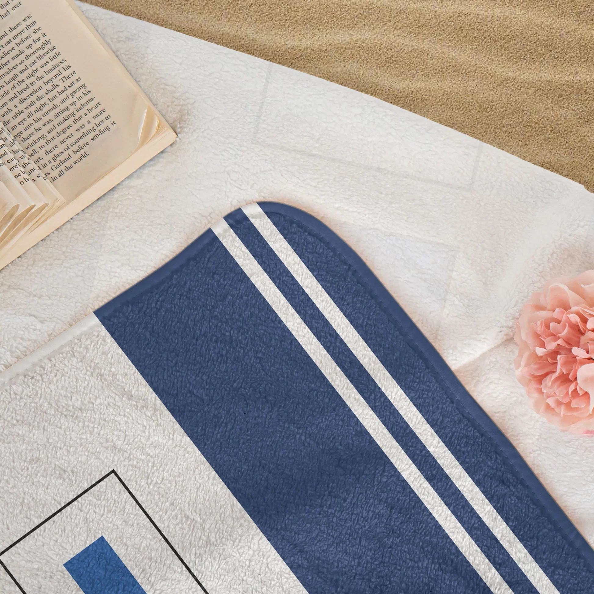 Personalized Nautical Flag Name Beach Towel for Pool or Beach Trips - Unique Travel-Friendly Gift - Image 7