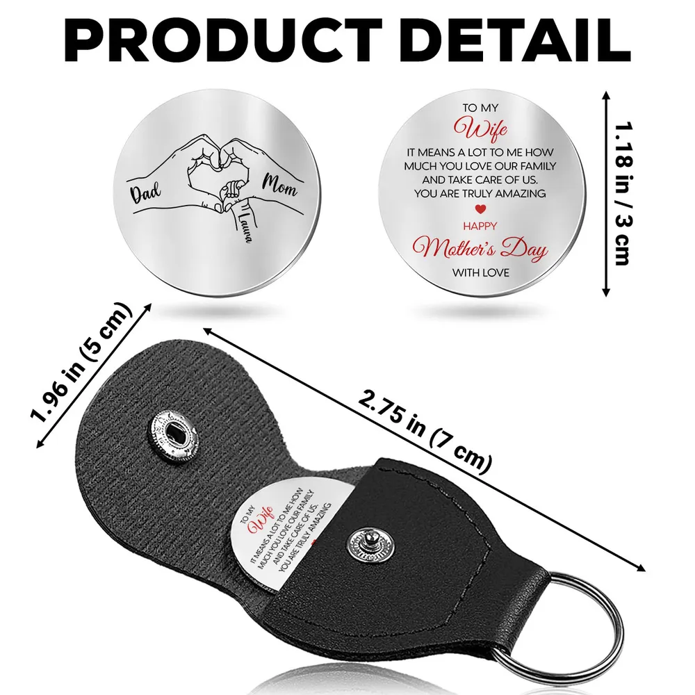 Pocket Hug Token with Sweet Message - Carry a Little Love Daily, Thoughtful Gift for Mom, Wife or Partner - Image 5